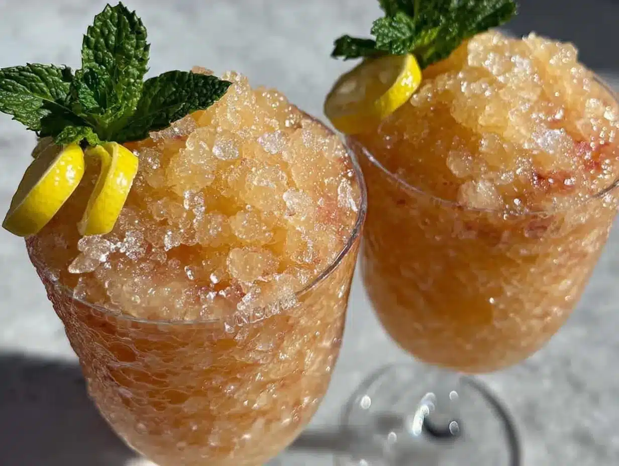 champagne slushies recipe preparation steps