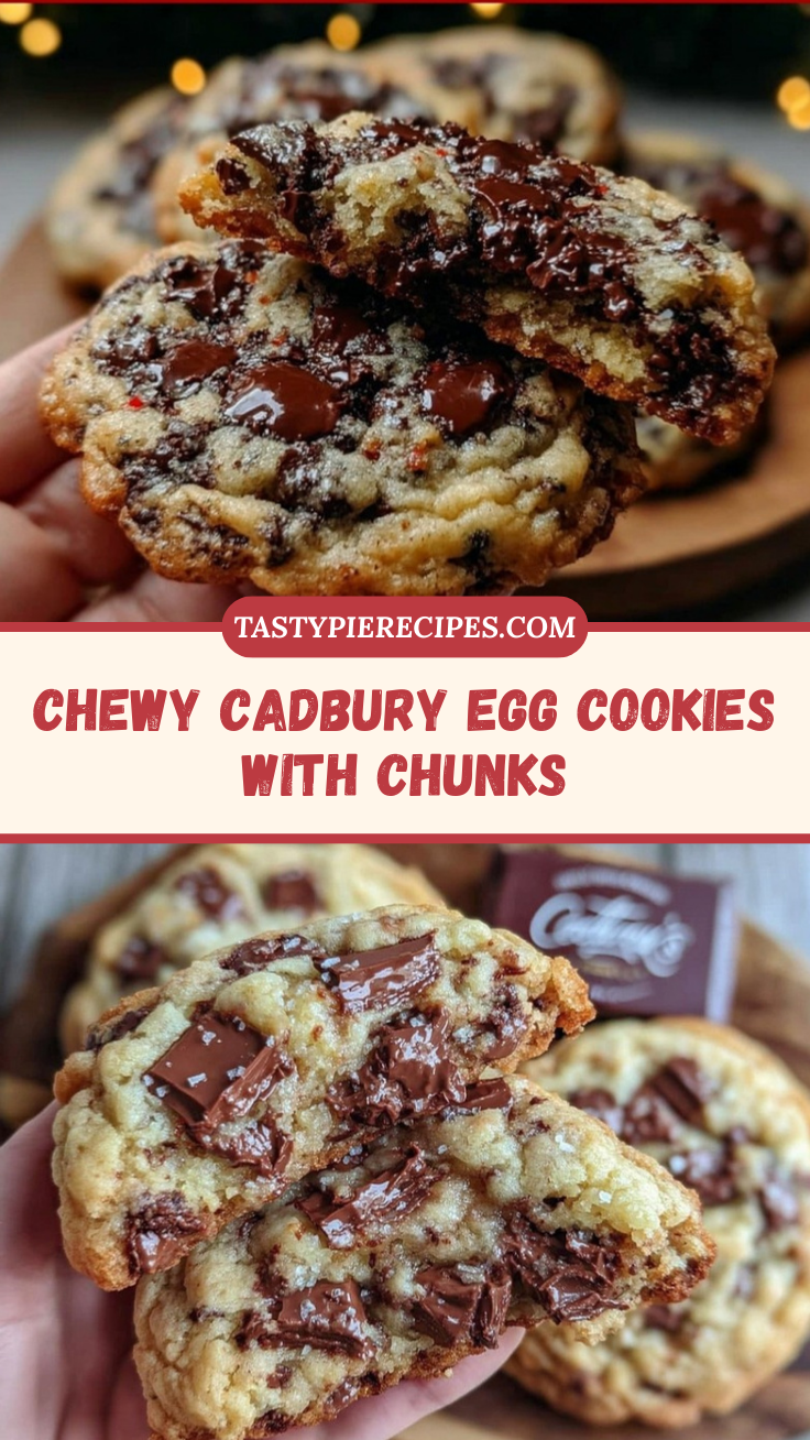 chewy Cadbury Egg cookies recipe