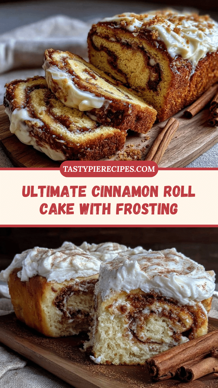 cozy cinnamon roll cake recipe