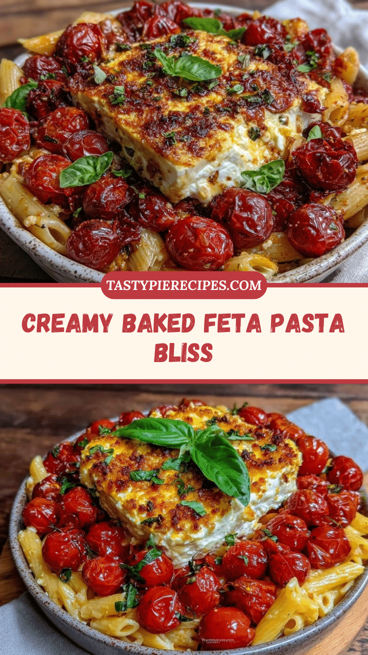 creamy baked feta pasta recipe