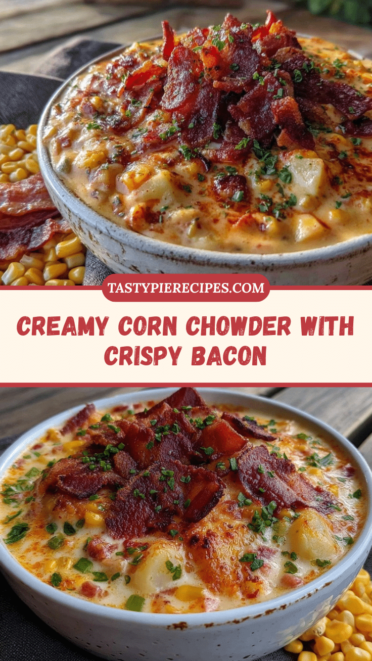 creamy corn chowder with crispy bacon recipe