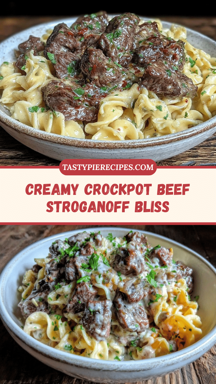 creamy crockpot beef stroganoff recipe