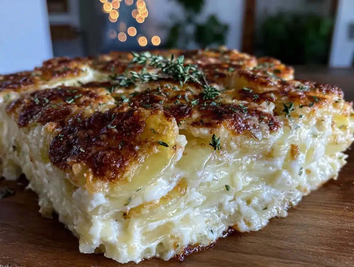 creamy gruyere scalloped potatoes preparation steps