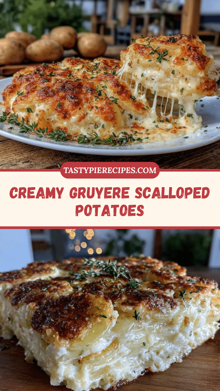 creamy gruyere scalloped potatoes recipe