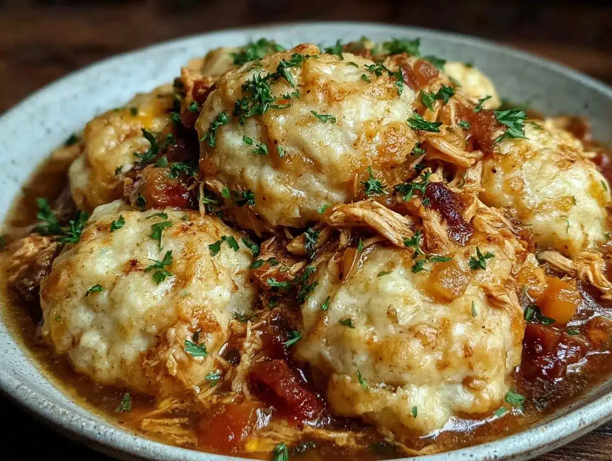 creamy instant pot chicken and dumplings preparation steps