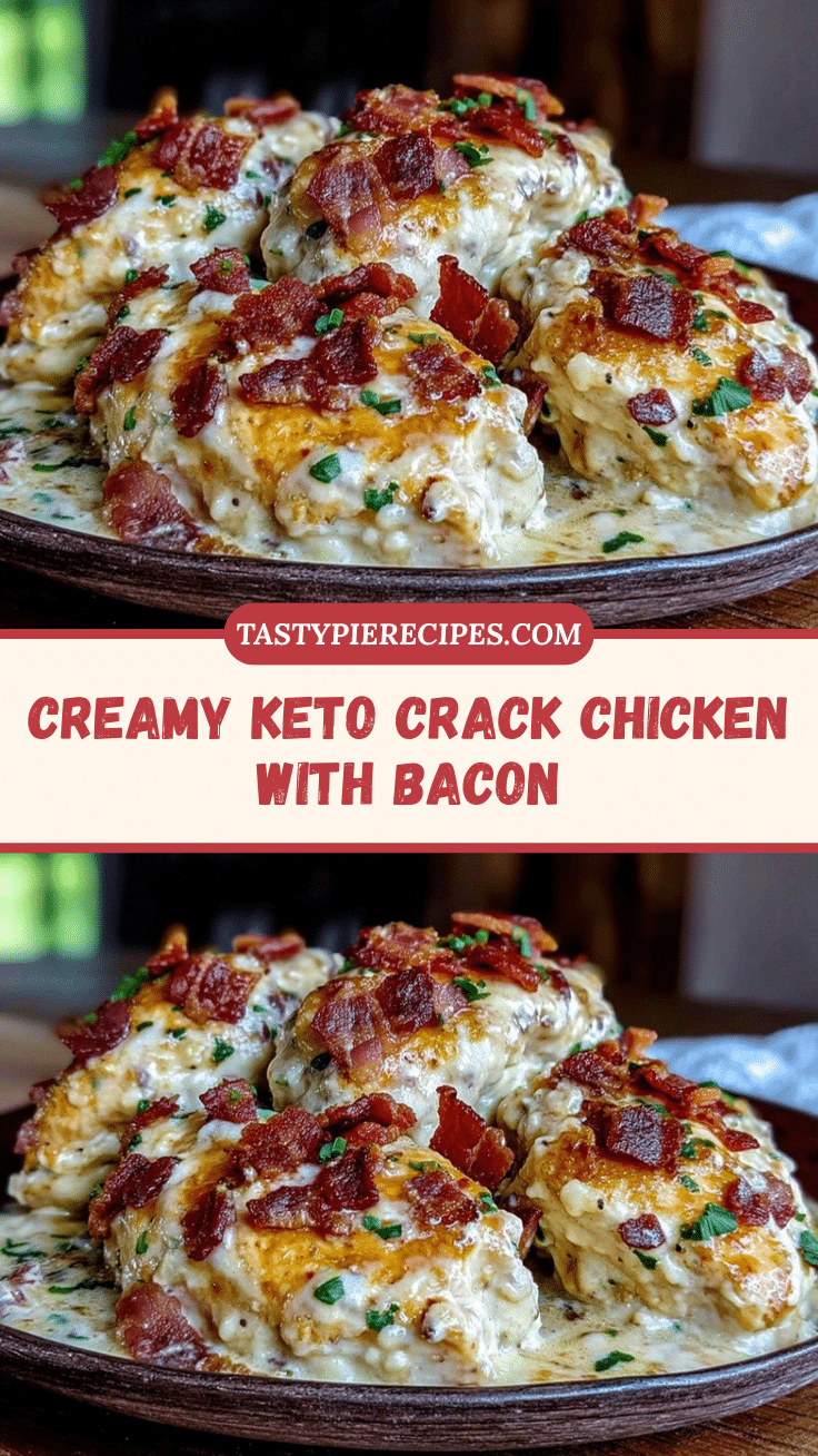 creamy keto crack chicken recipe