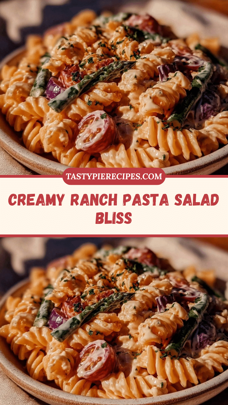 creamy pasta salad with ranch recipe