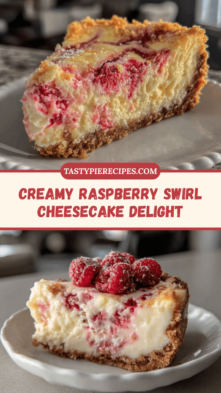 creamy raspberry swirl cheesecake recipe