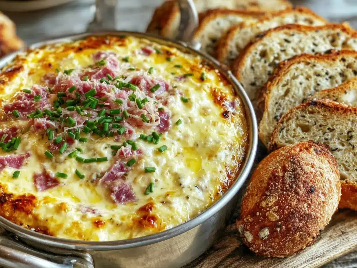 creamy slow cooker Reuben dip preparation steps