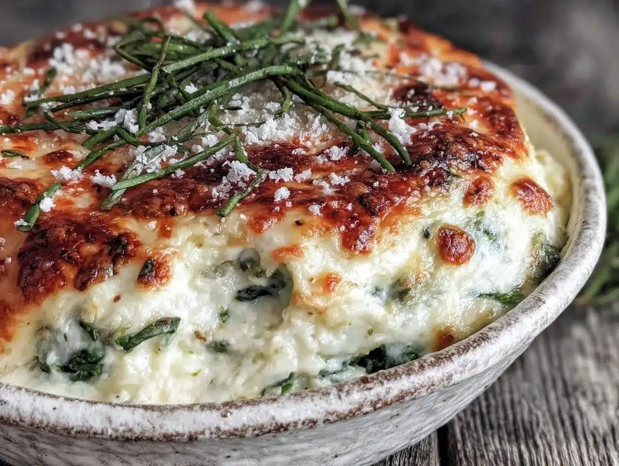 creamy spinach casserole preparation steps