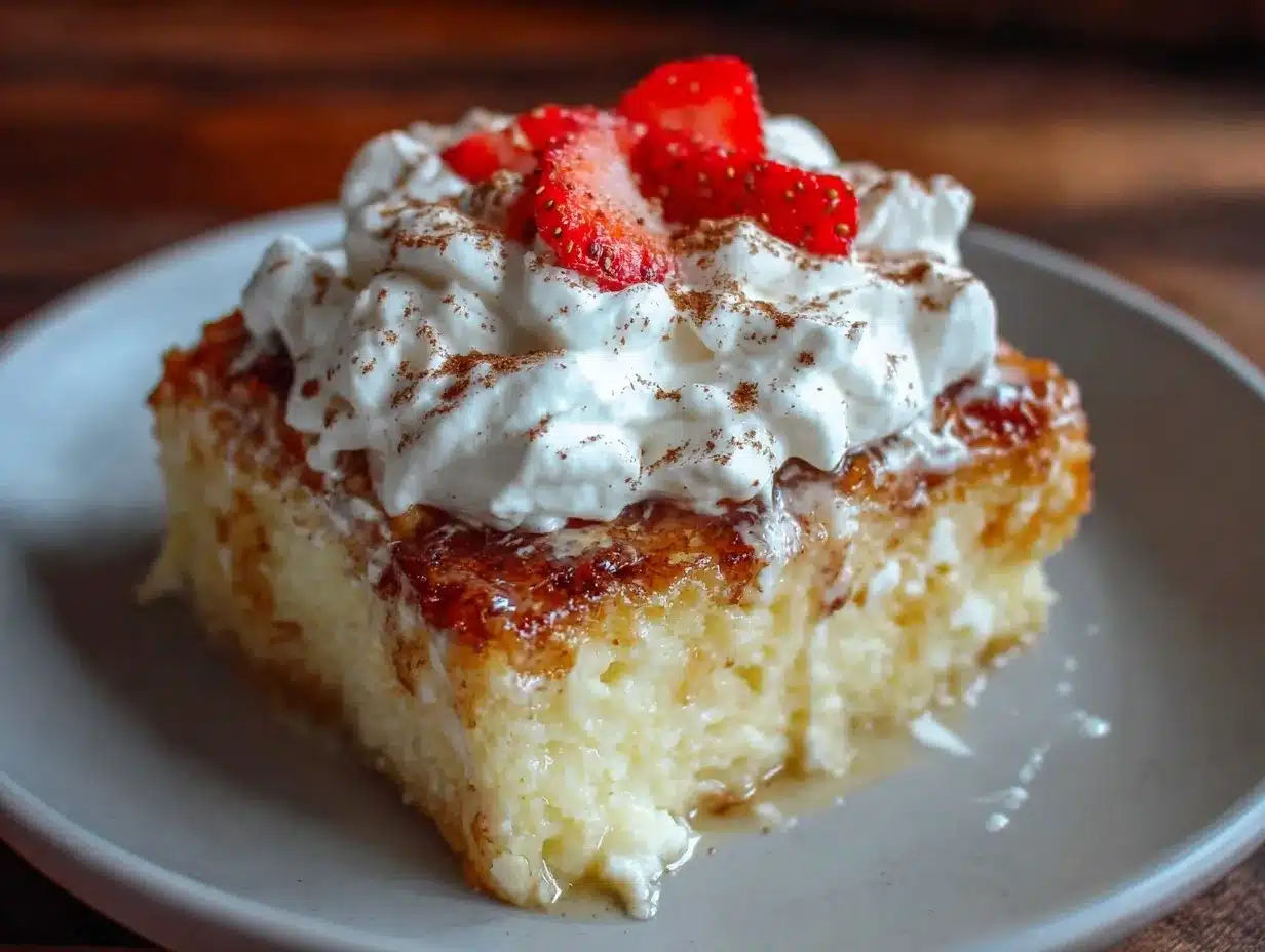 creamy tres leches cake preparation steps