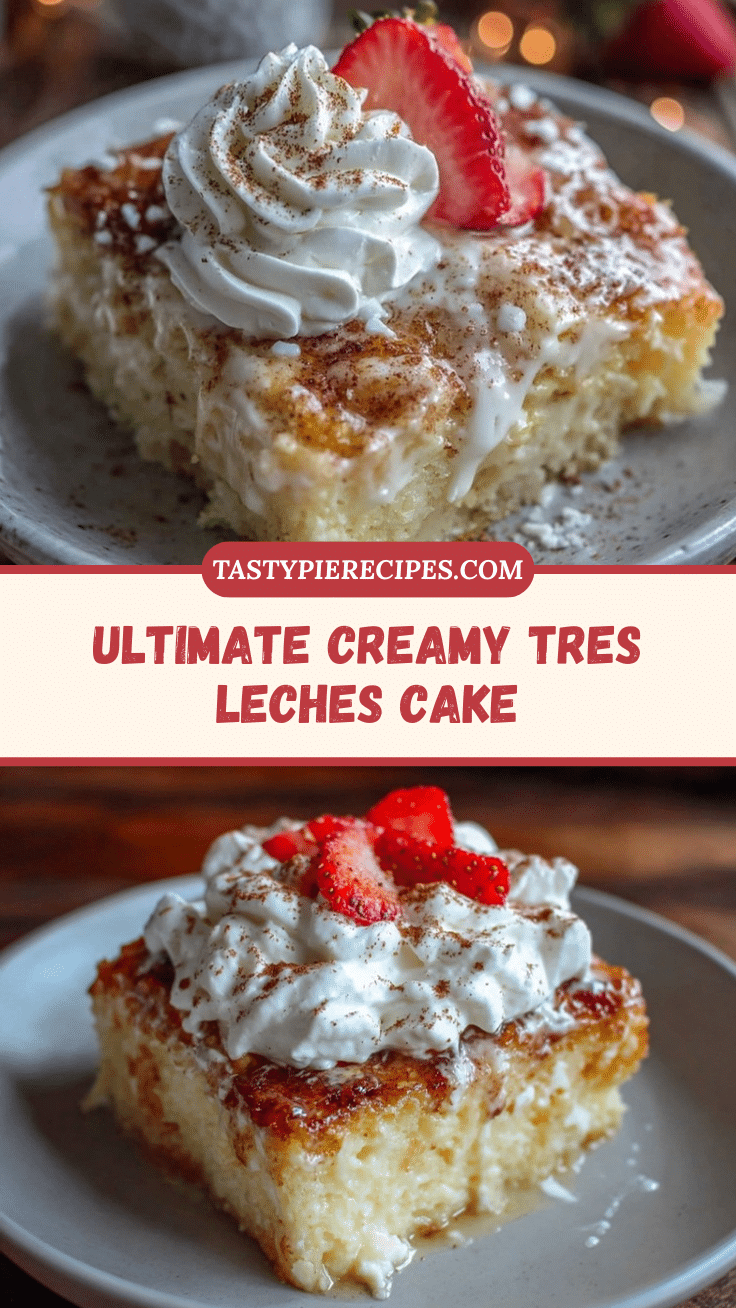 creamy tres leches cake recipe