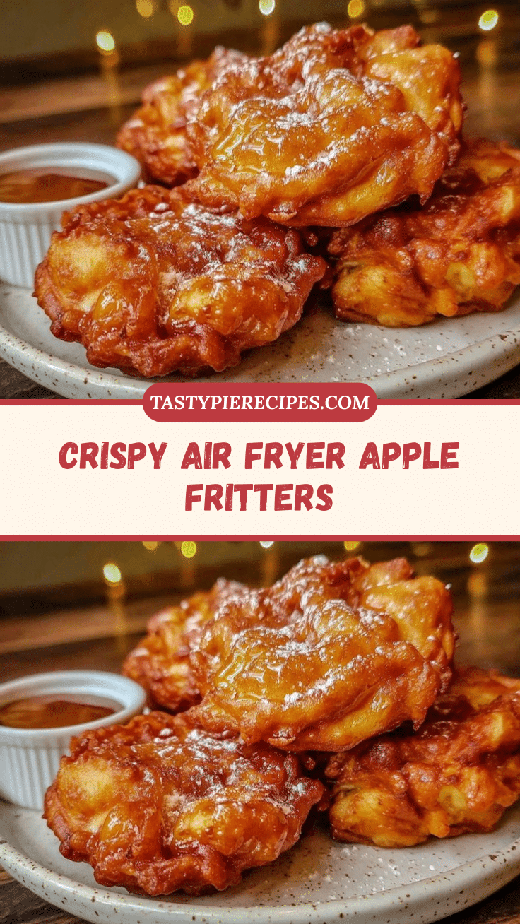 crispy air fryer apple fritters recipe