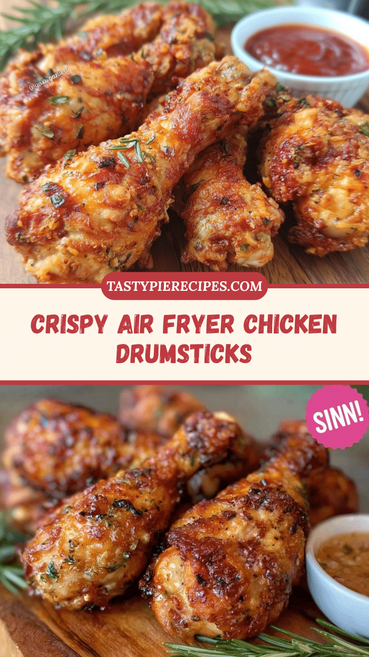 crispy air fryer chicken drumsticks recipe