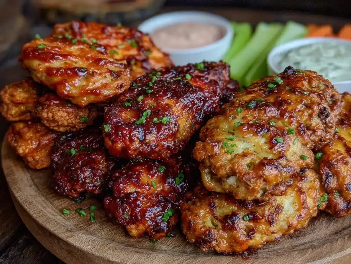 crispy air fryer chicken wings preparation steps