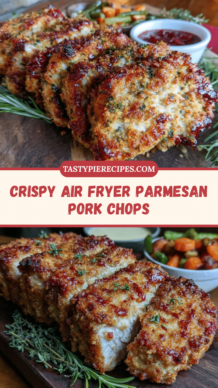 crispy air fryer parmesan crusted pork chops recipe