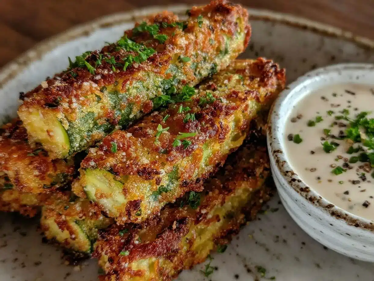 crispy baked pickle fries preparation steps