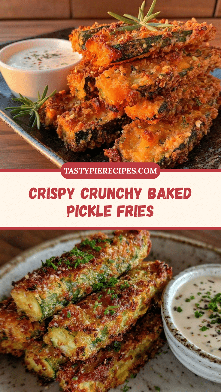 crispy baked pickle fries recipe