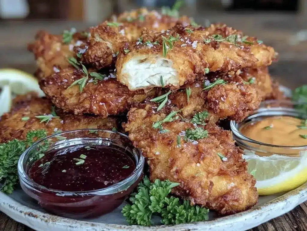 crispy chicken tender platter - featured image