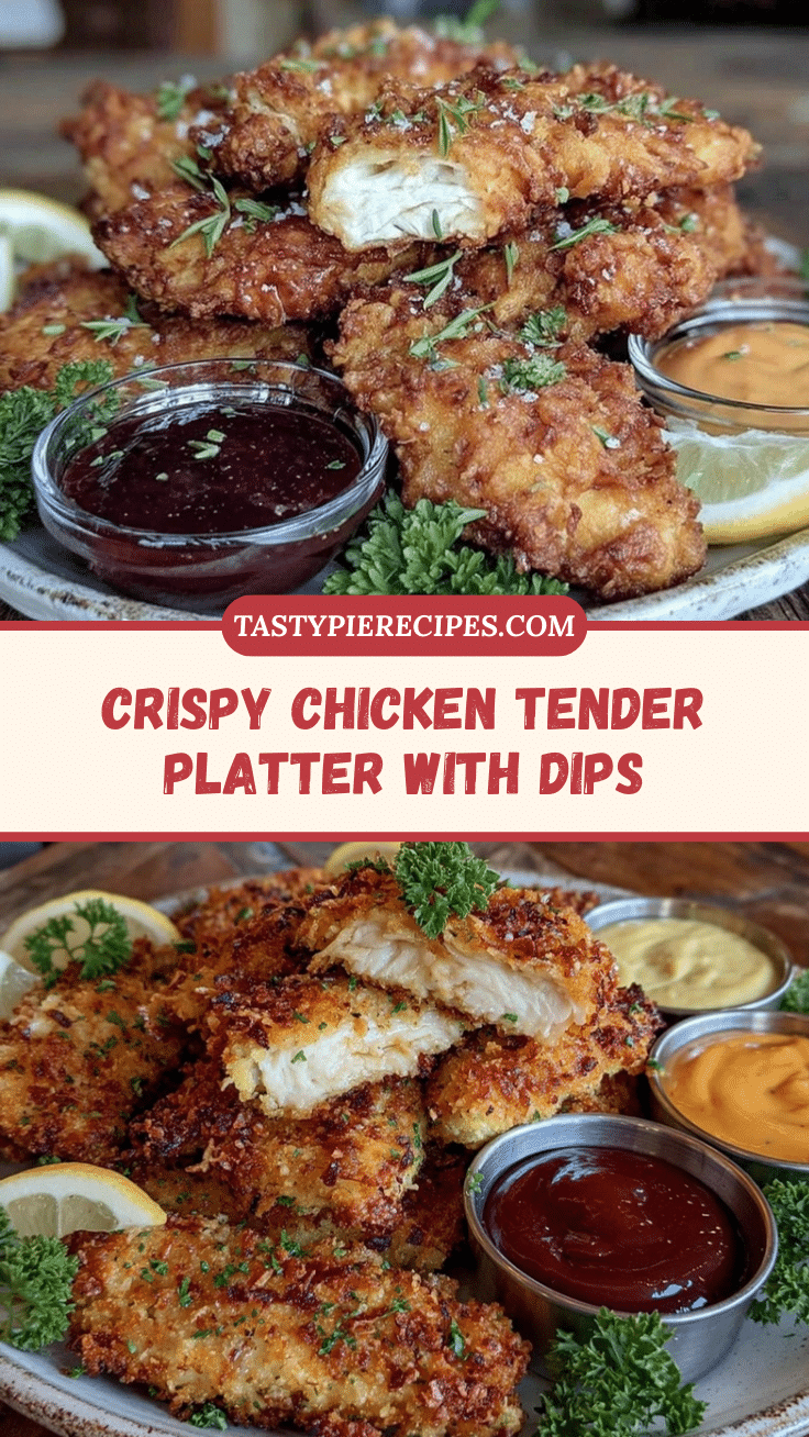 crispy chicken tender platter recipe
