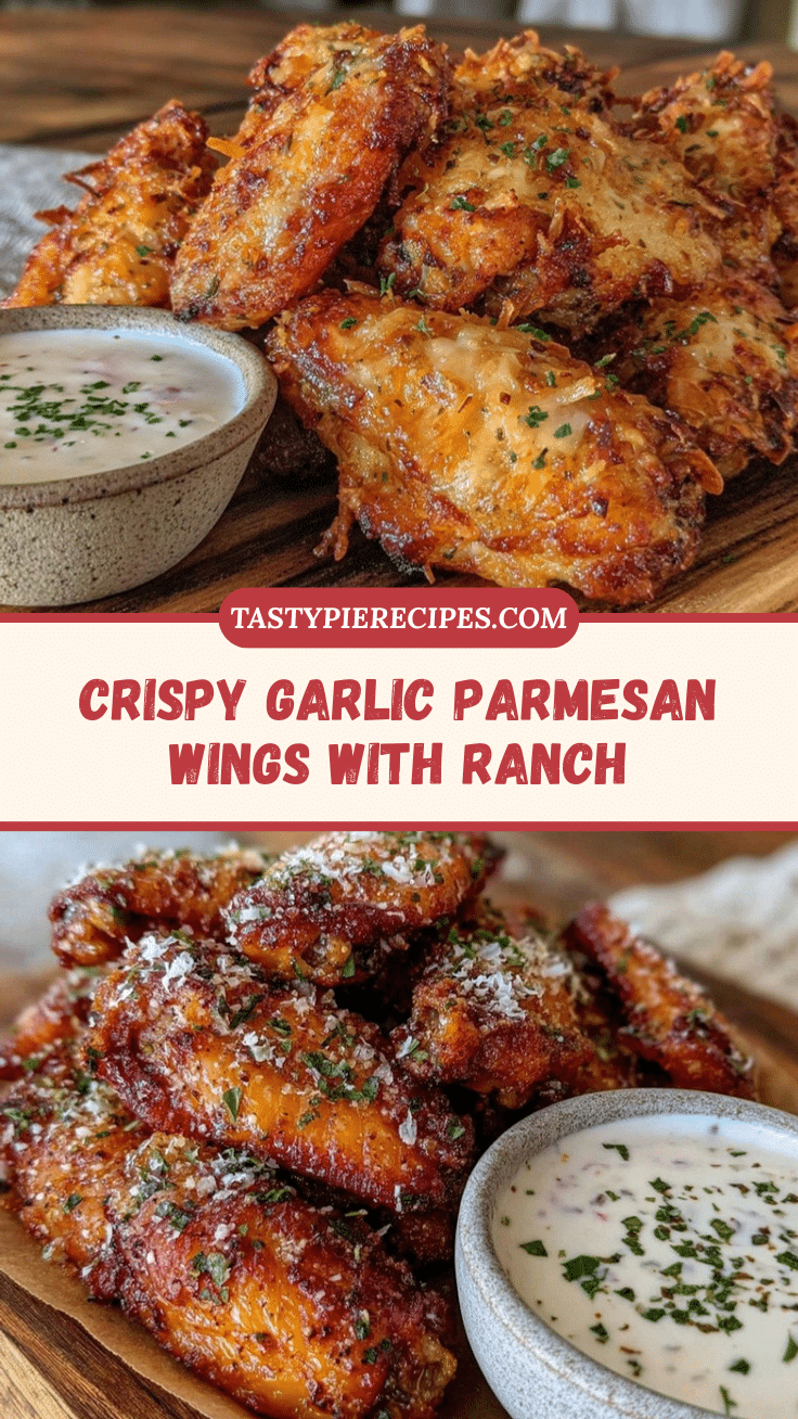 crispy garlic parmesan wings recipe