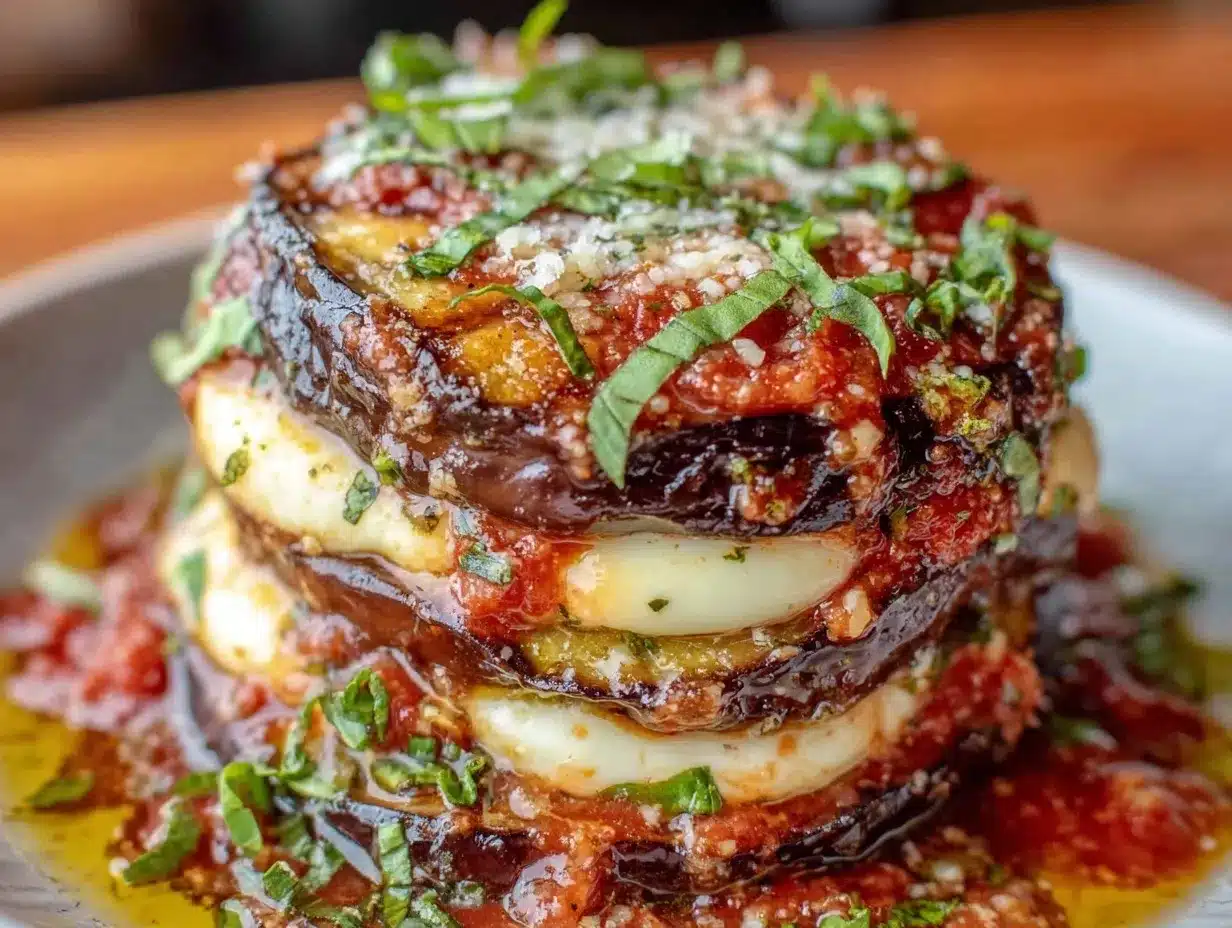 crispy grilled eggplant parmesan preparation steps