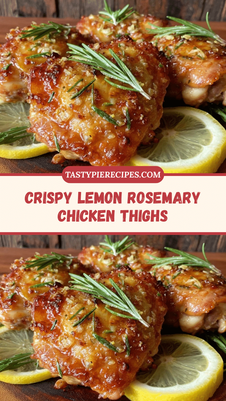 crispy lemon rosemary chicken thighs recipe
