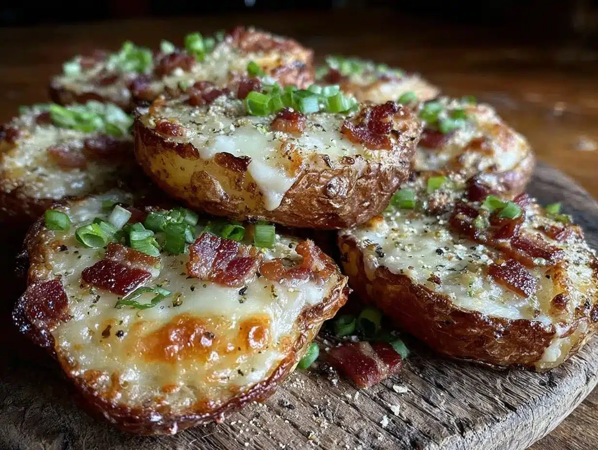 crispy loaded potato rounds preparation steps