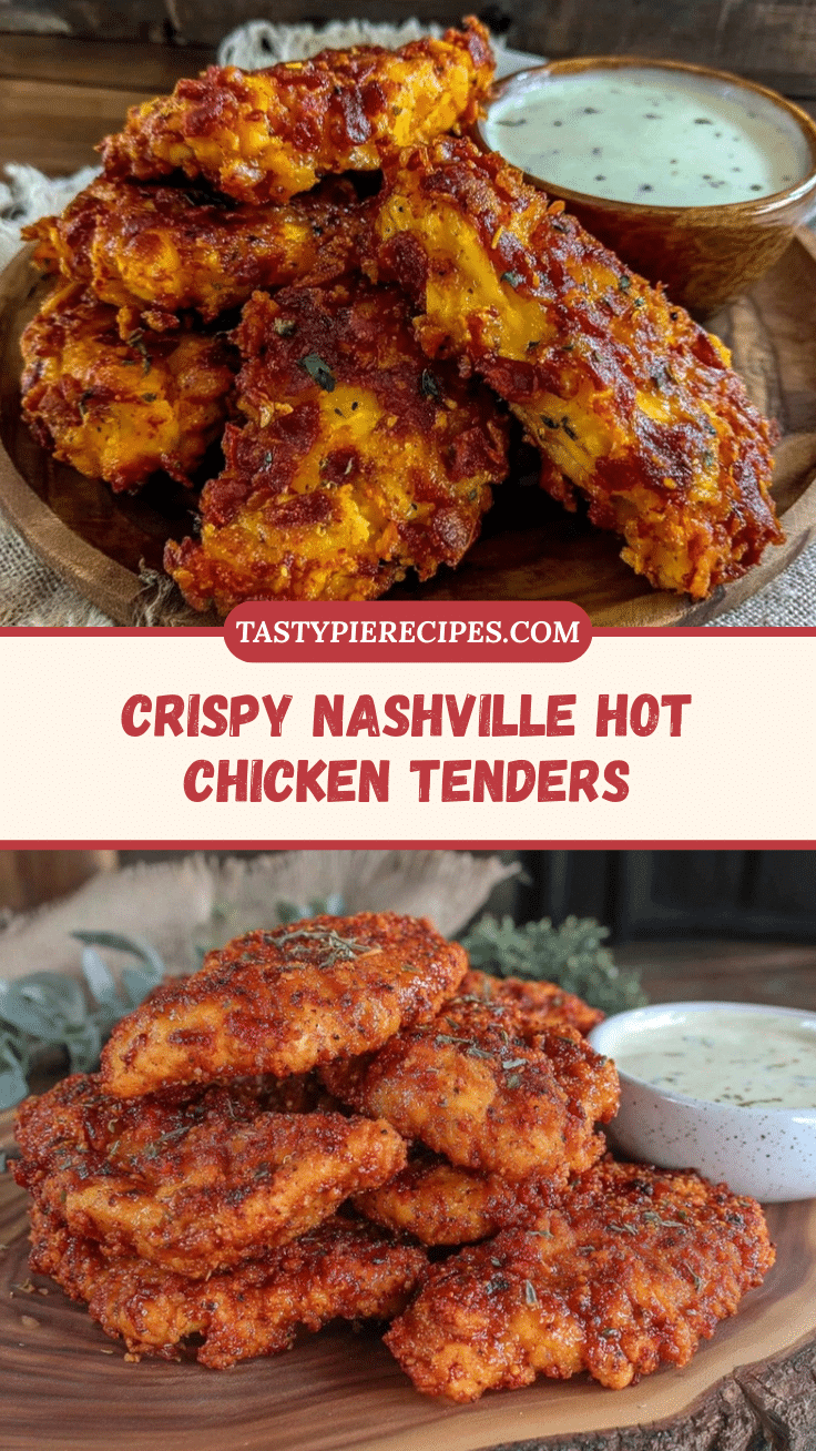 Crispy Nashville Hot Chicken Tenders recipe