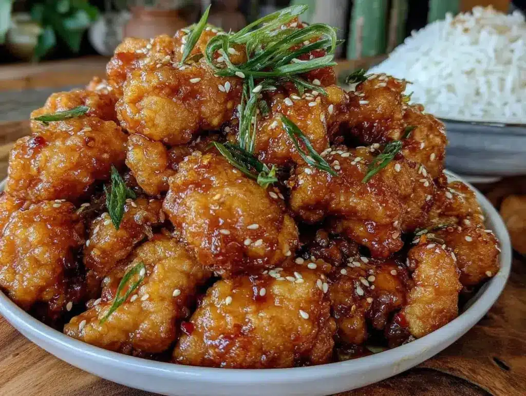 crispy orange chicken panda express style - featured image