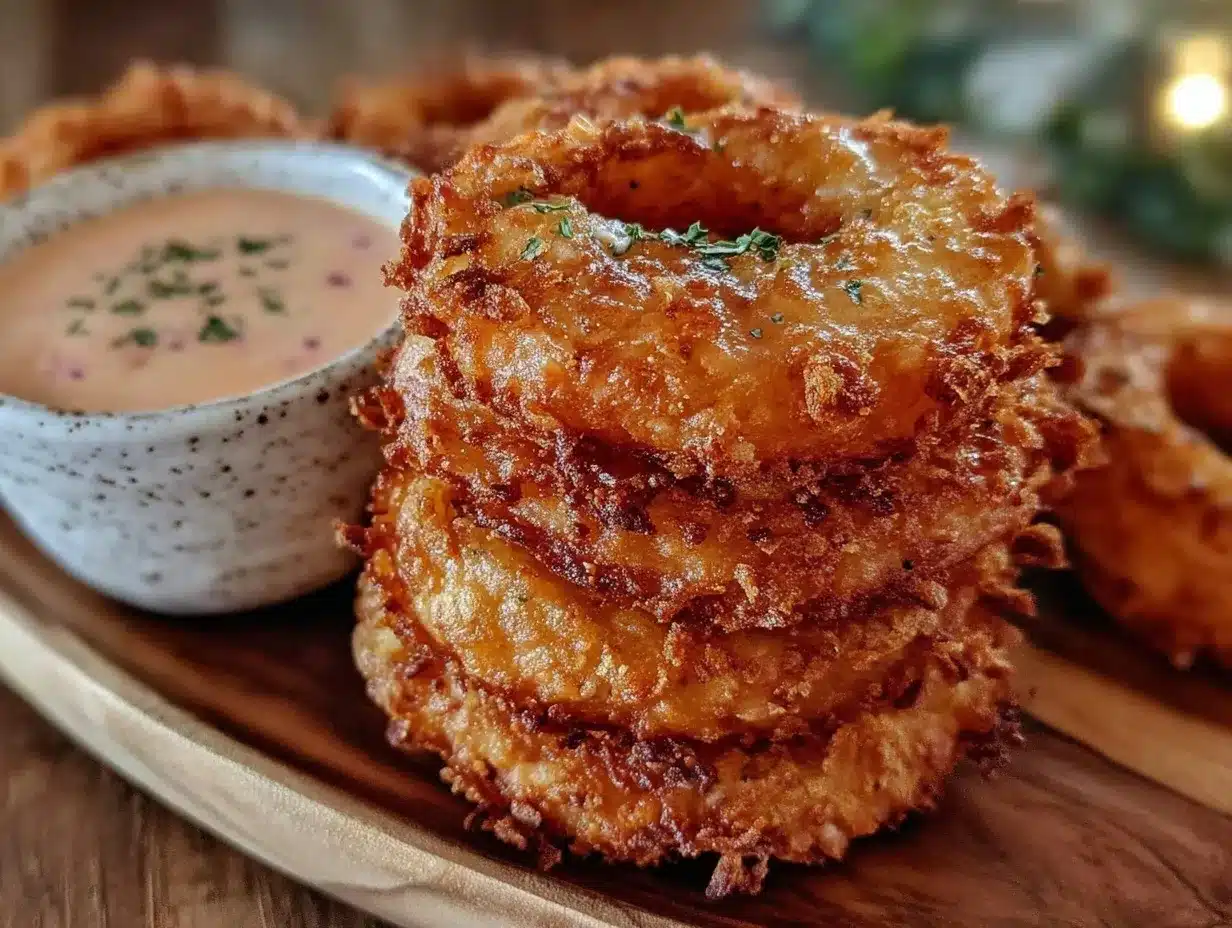 crispy oven-baked onion rings preparation steps