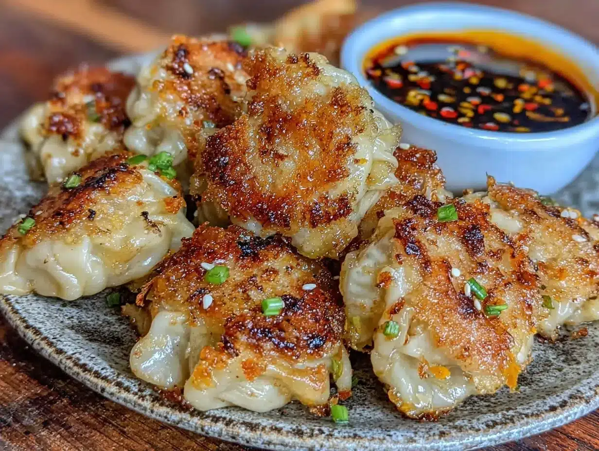 crispy pan-fried dumplings preparation steps