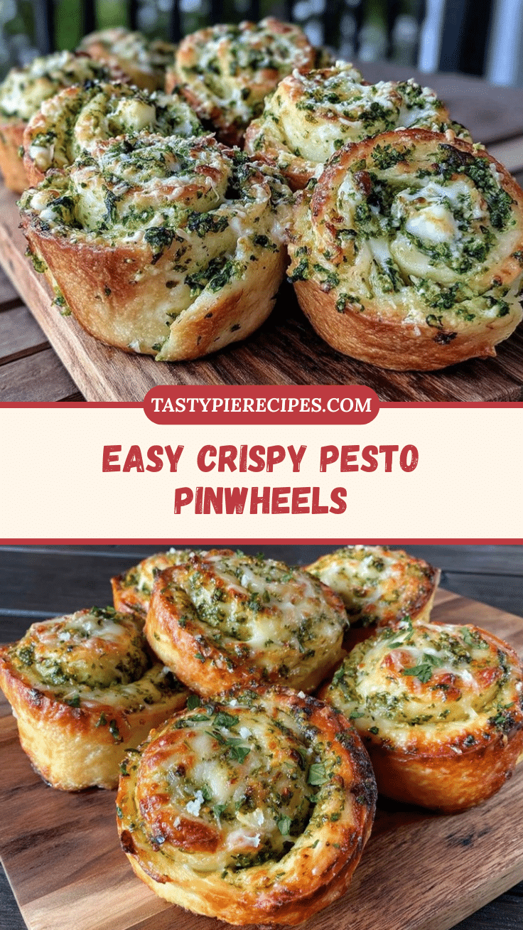 crispy pesto pinwheels recipe