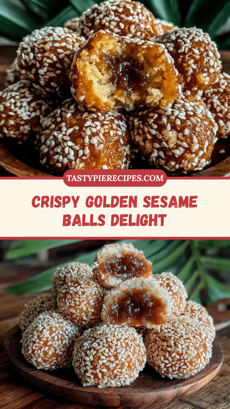 crispy sesame balls recipe