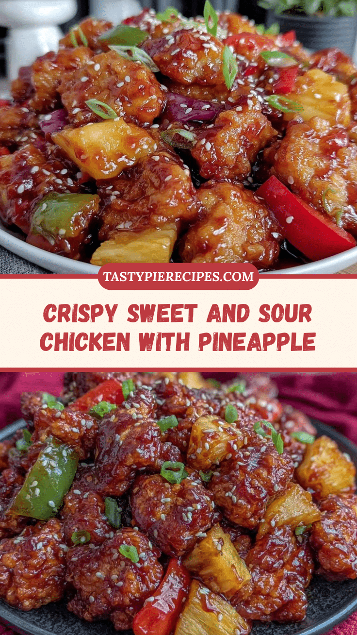 crispy sweet and sour chicken with pineapple recipe