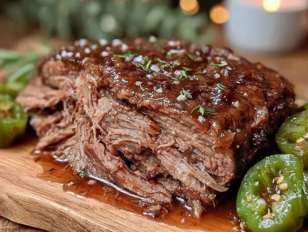 crockpot mississippi pot roast - featured image