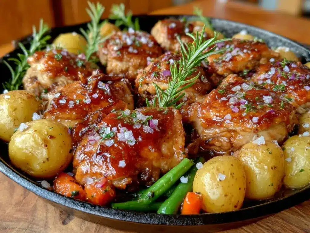 easy one-pan balsamic chicken - featured image