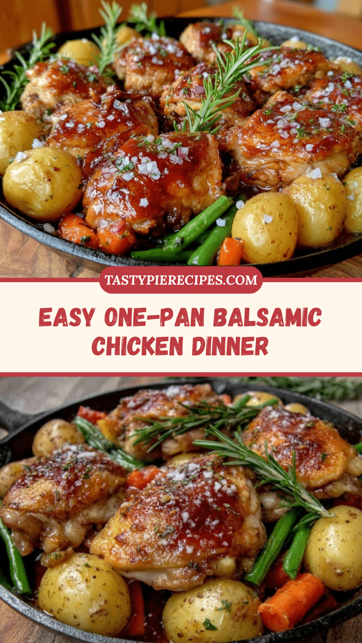 easy one-pan balsamic chicken recipe