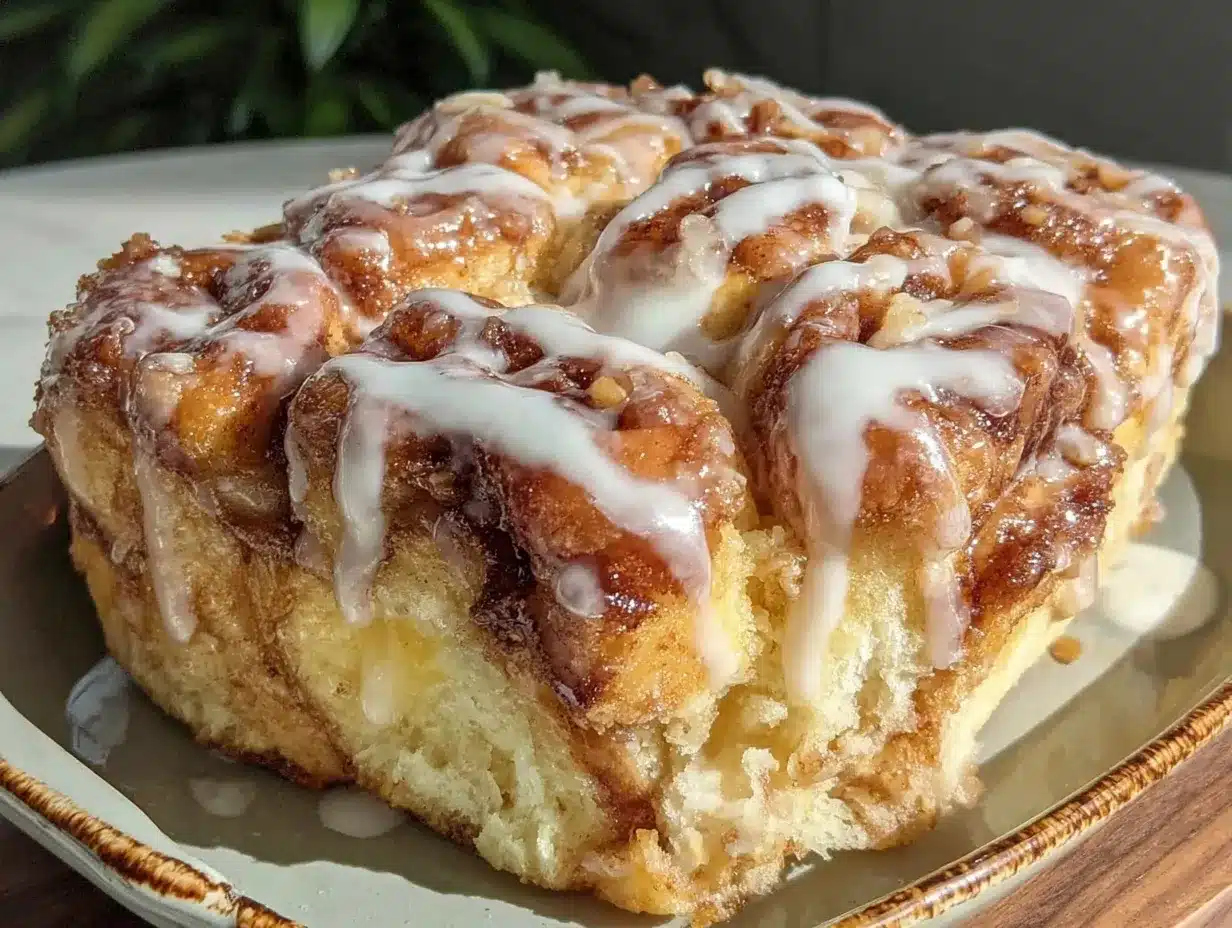 easy overnight cinnamon roll casserole preparation steps
