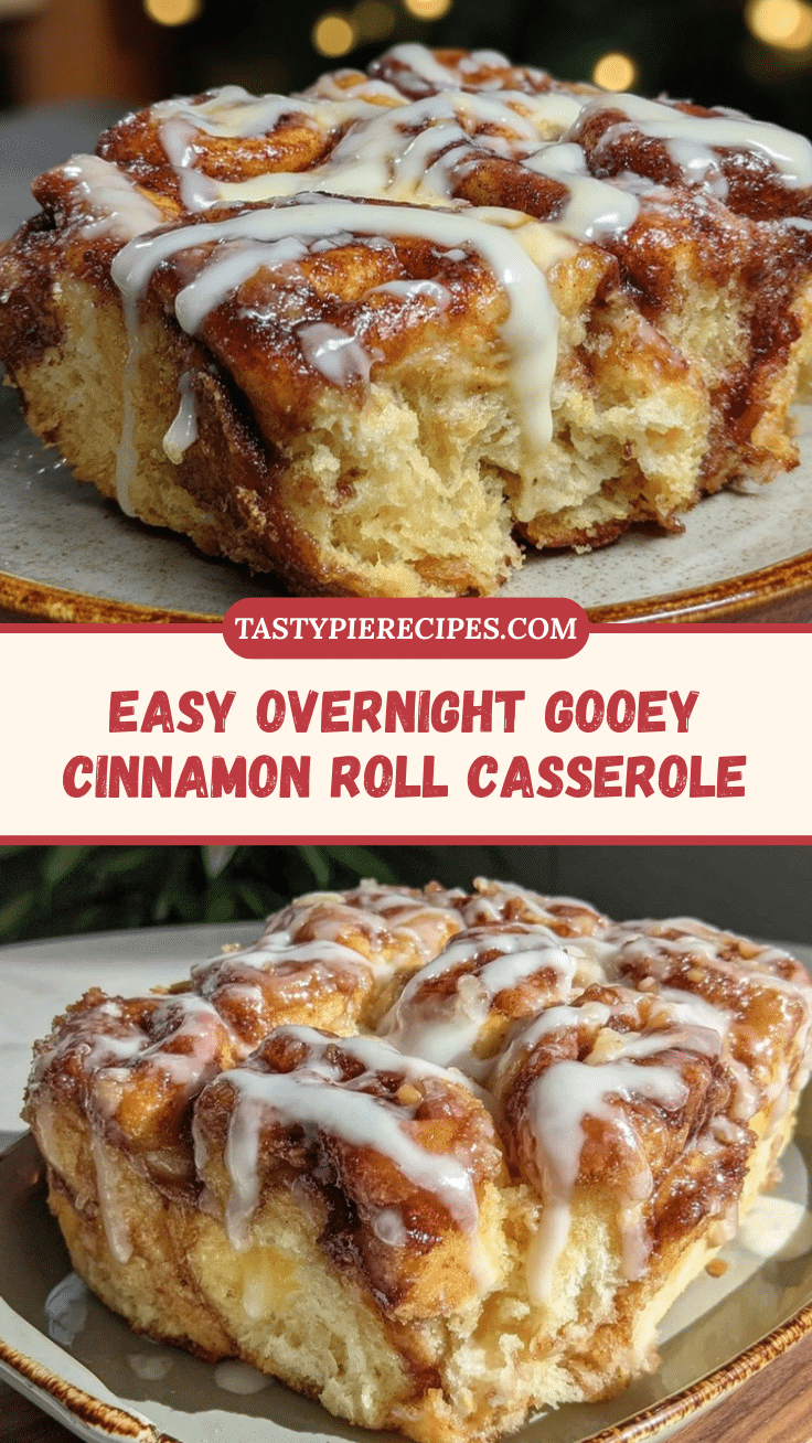 easy overnight cinnamon roll casserole recipe