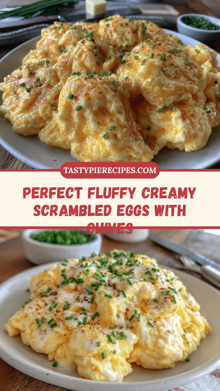 fluffy scrambled eggs with fresh chives recipe