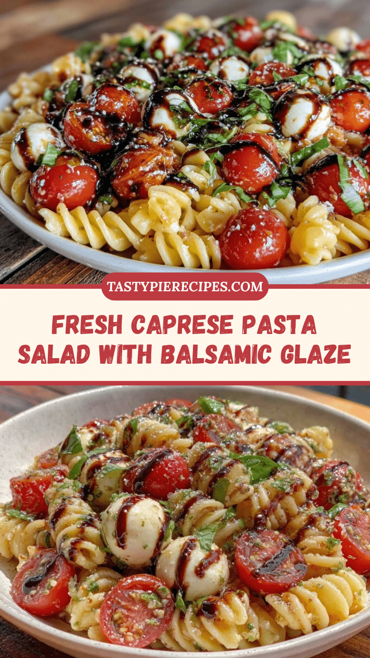 fresh caprese pasta salad recipe