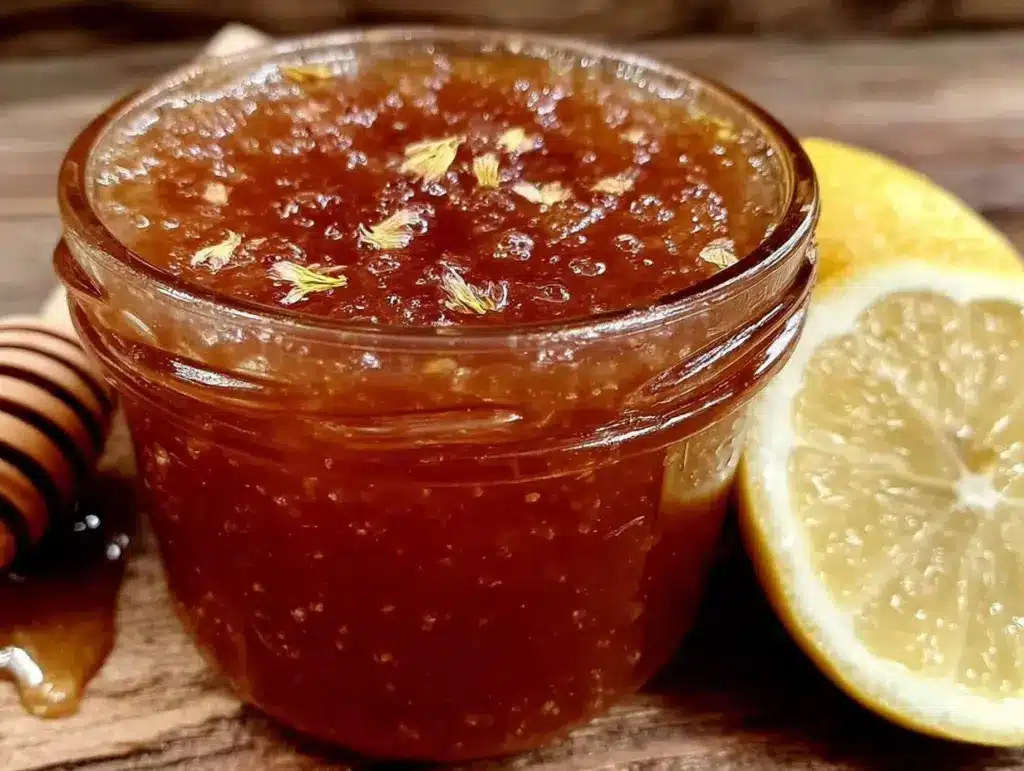 fresh dandelion jelly - featured image