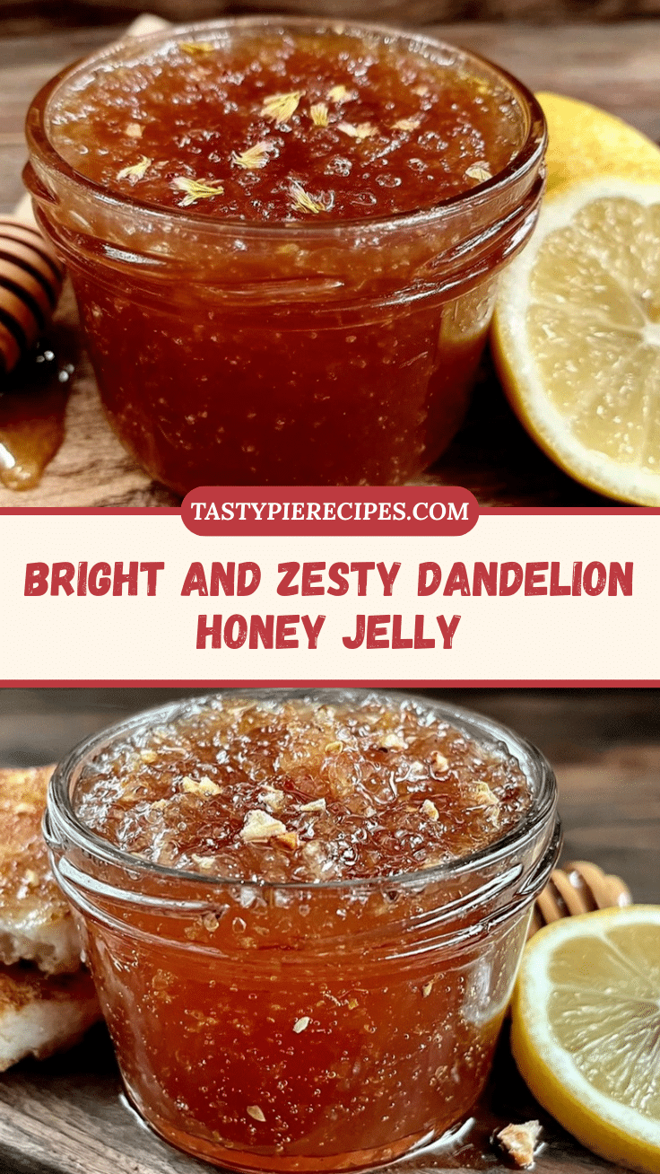 fresh dandelion jelly recipe