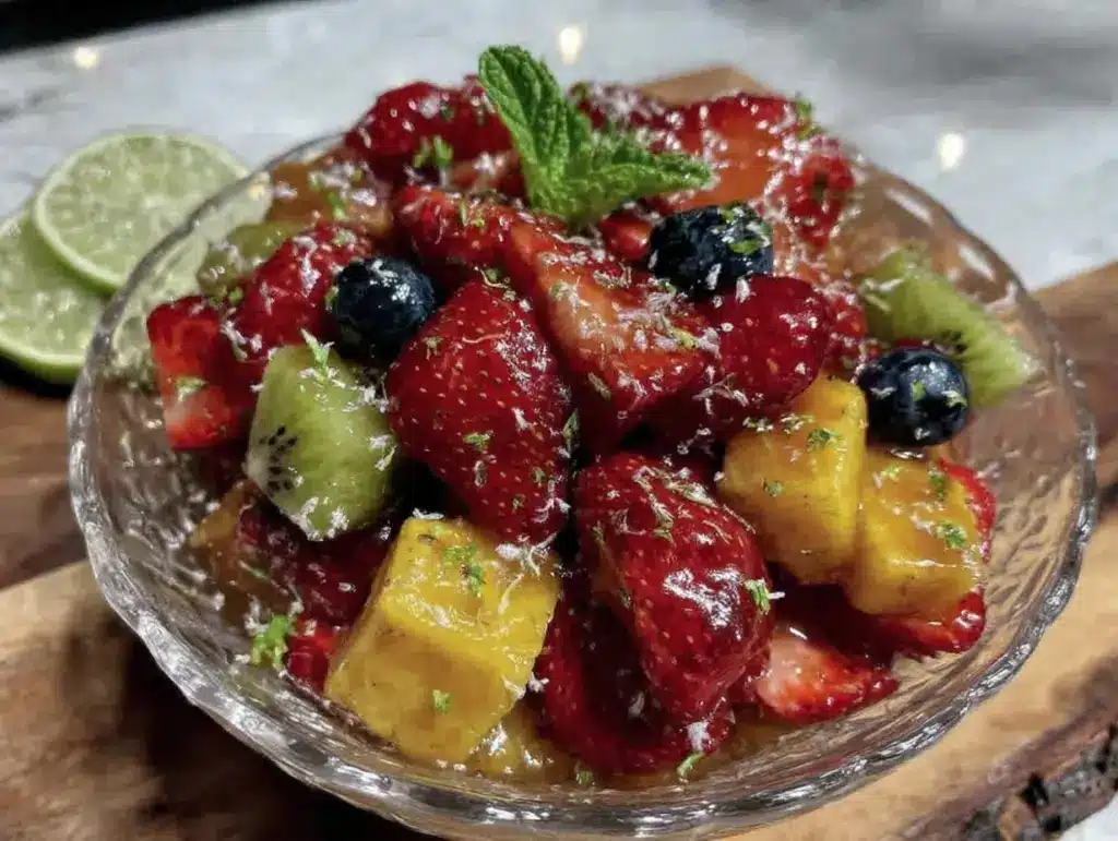 fresh fruit salad recipe - featured image