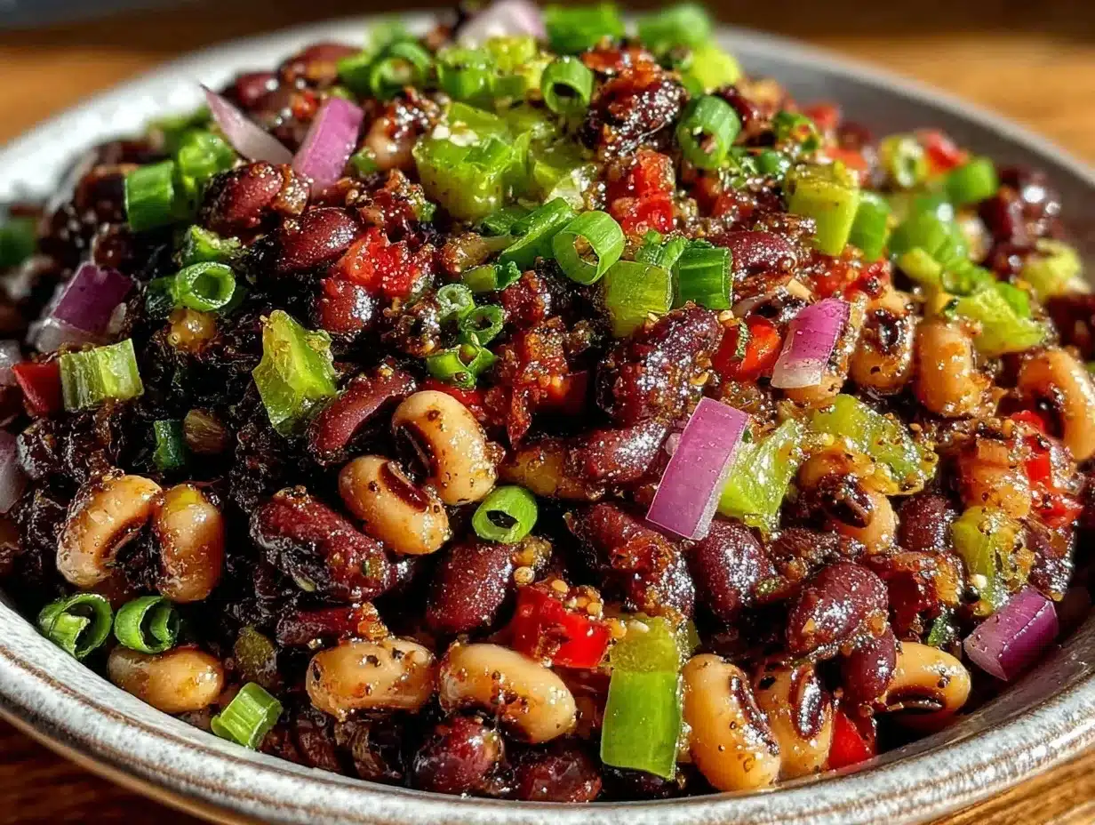 fresh southern black-eyed pea salad preparation steps
