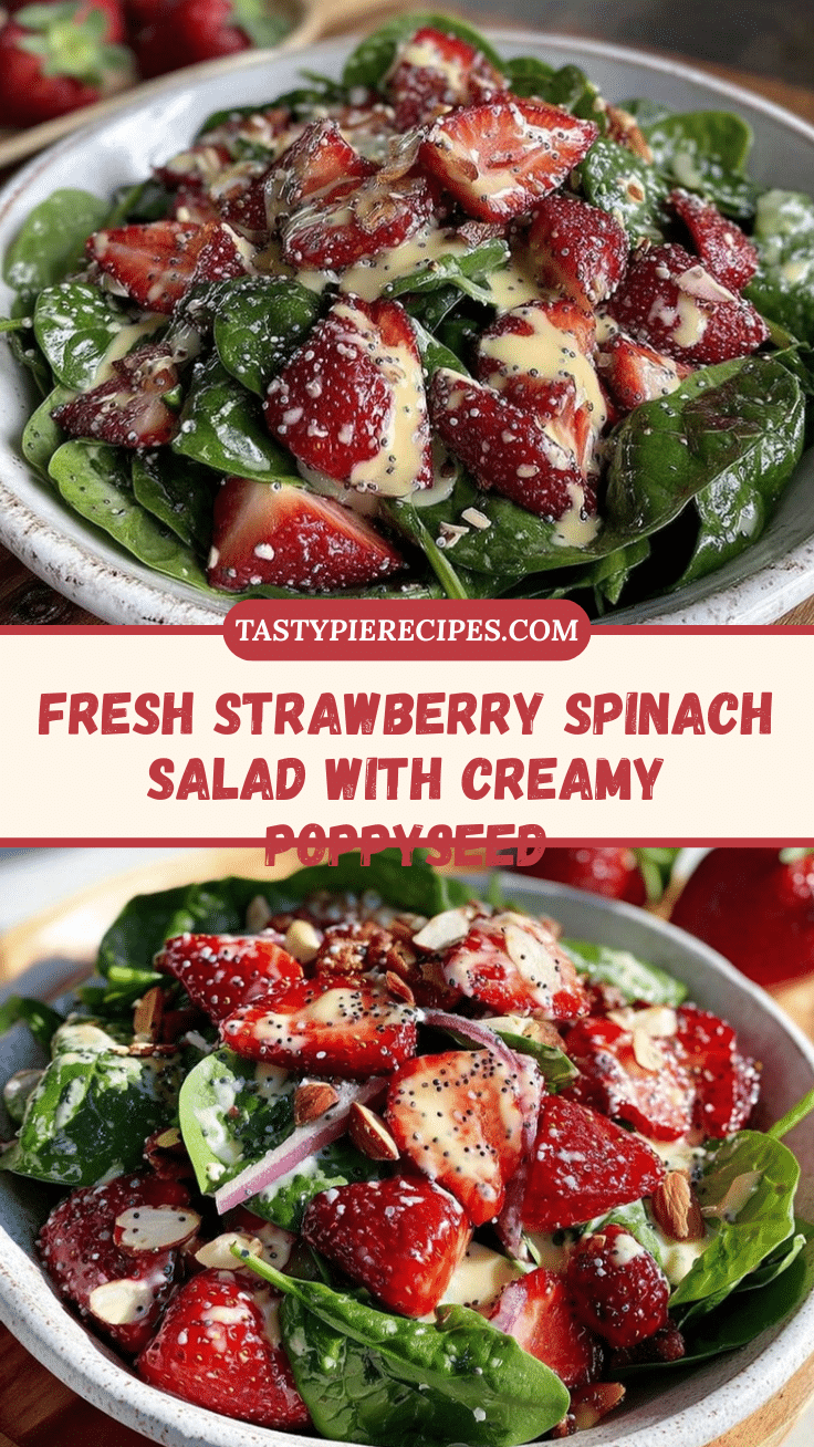 fresh strawberry spinach salad recipe