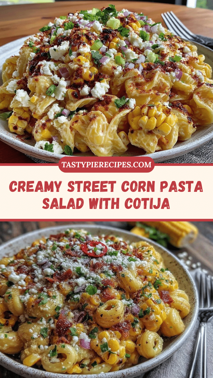 fresh street corn pasta salad recipe