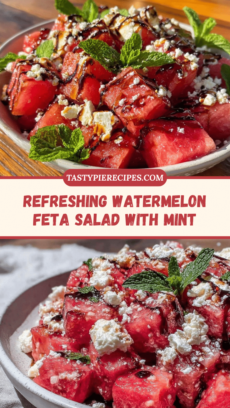 fresh watermelon feta salad recipe