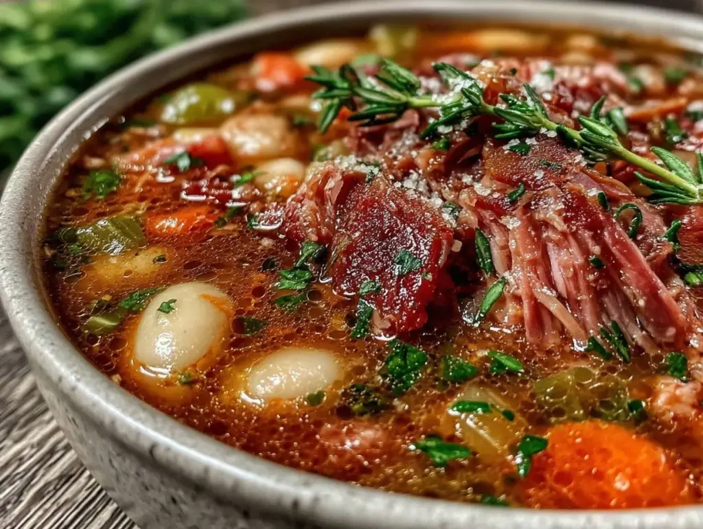 ham and bean soup - featured image
